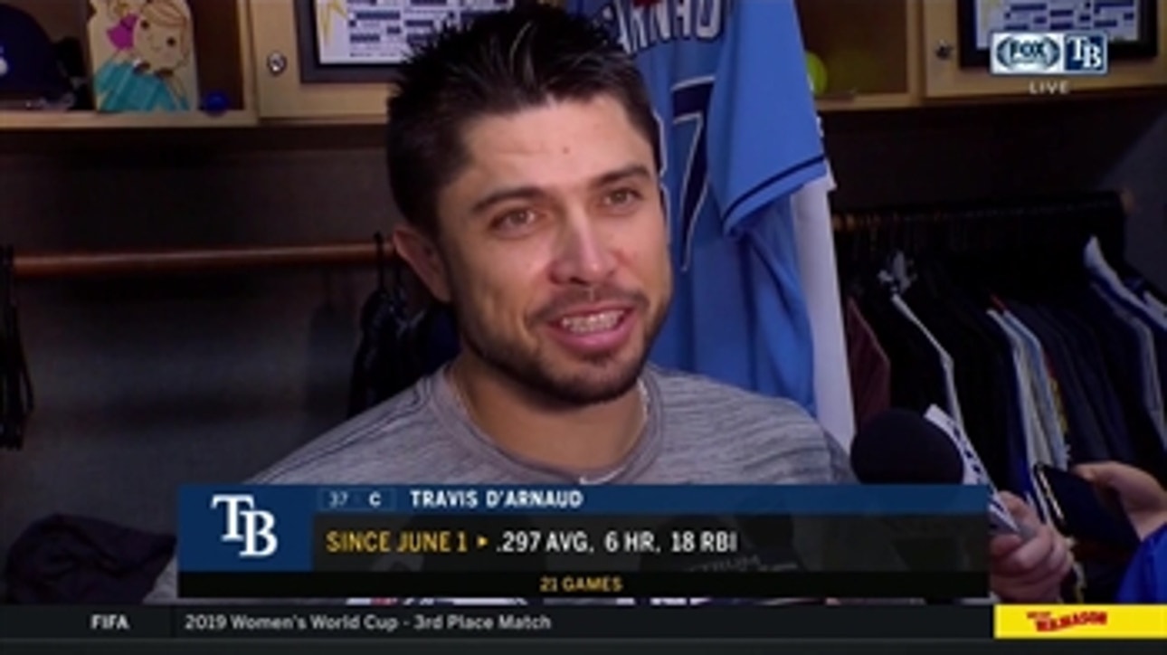 Travis d'Arnaud: 'I was just looking for a pitch to do damage on'