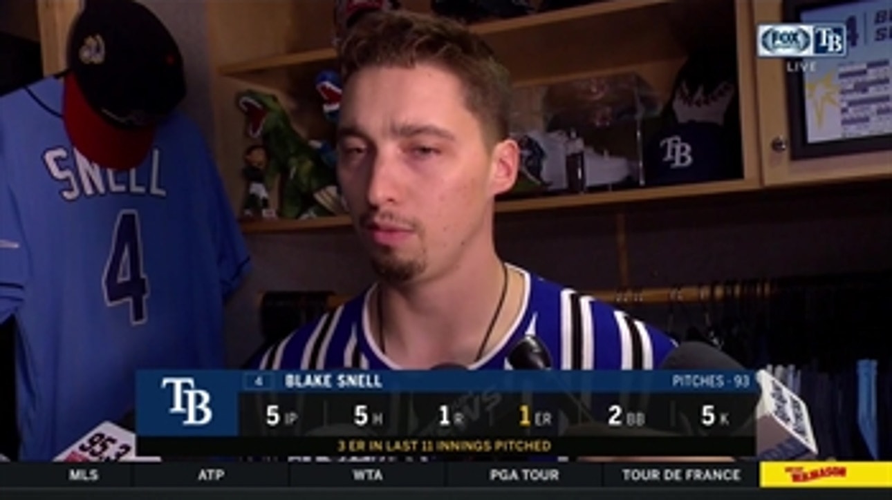 Blake Snell talks about what Travis d'Arnaud brings to Rays, how he battled Yankees' batters