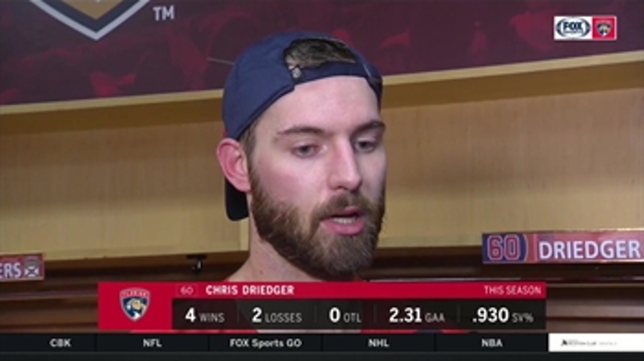 Chris Driedger recaps loss to Coyotes after 32-save night