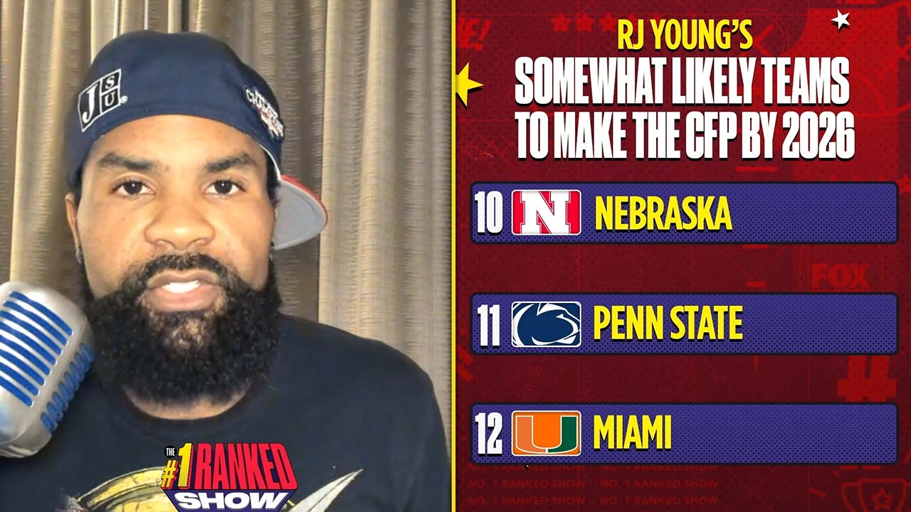 Nebraska, Penn State and Miami have a shot at making the CFP by 2026 — RJ Young I No. 1 Ranked Show