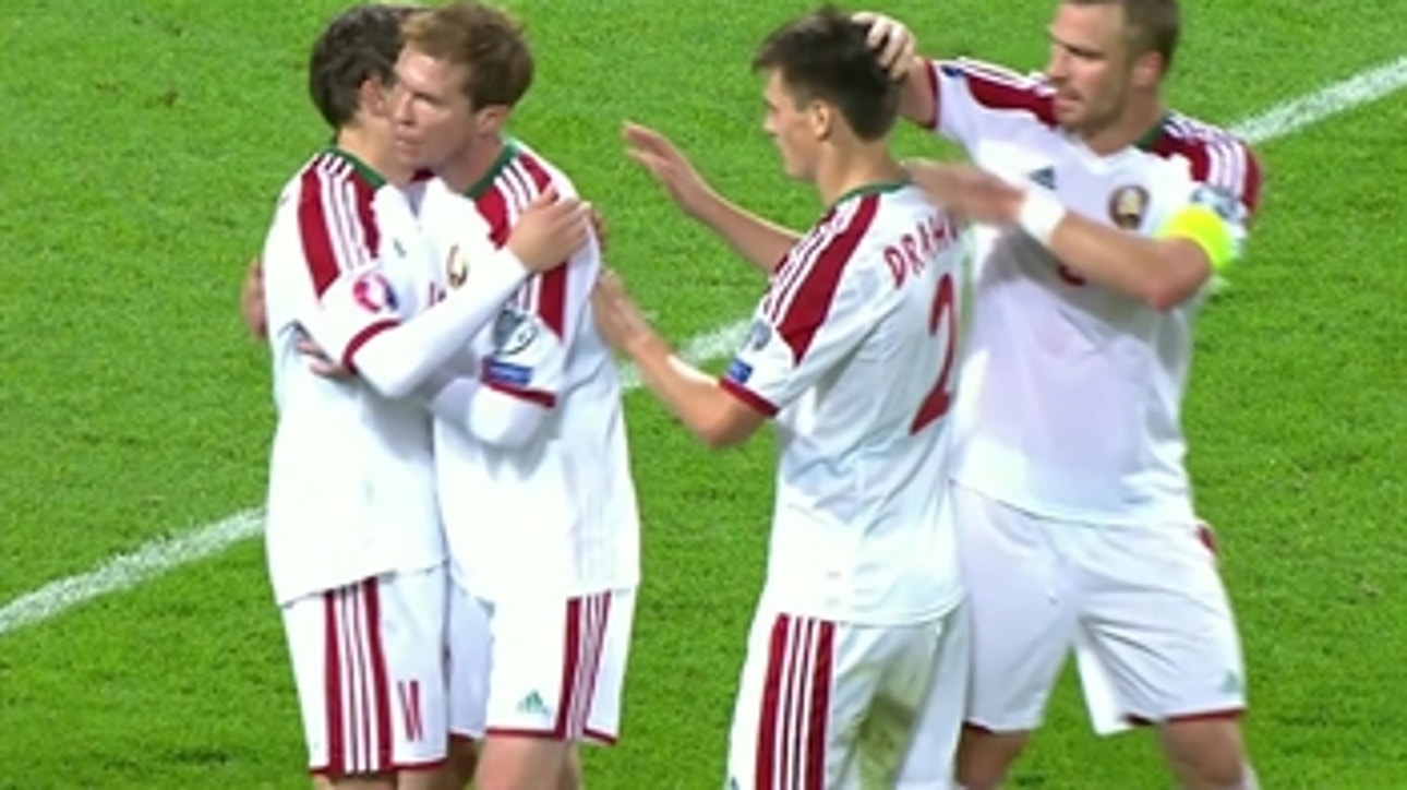 Belarus' Gordeichuk breaks Luxembourg deadlock - Euro 2016 Qualifiers Highlights