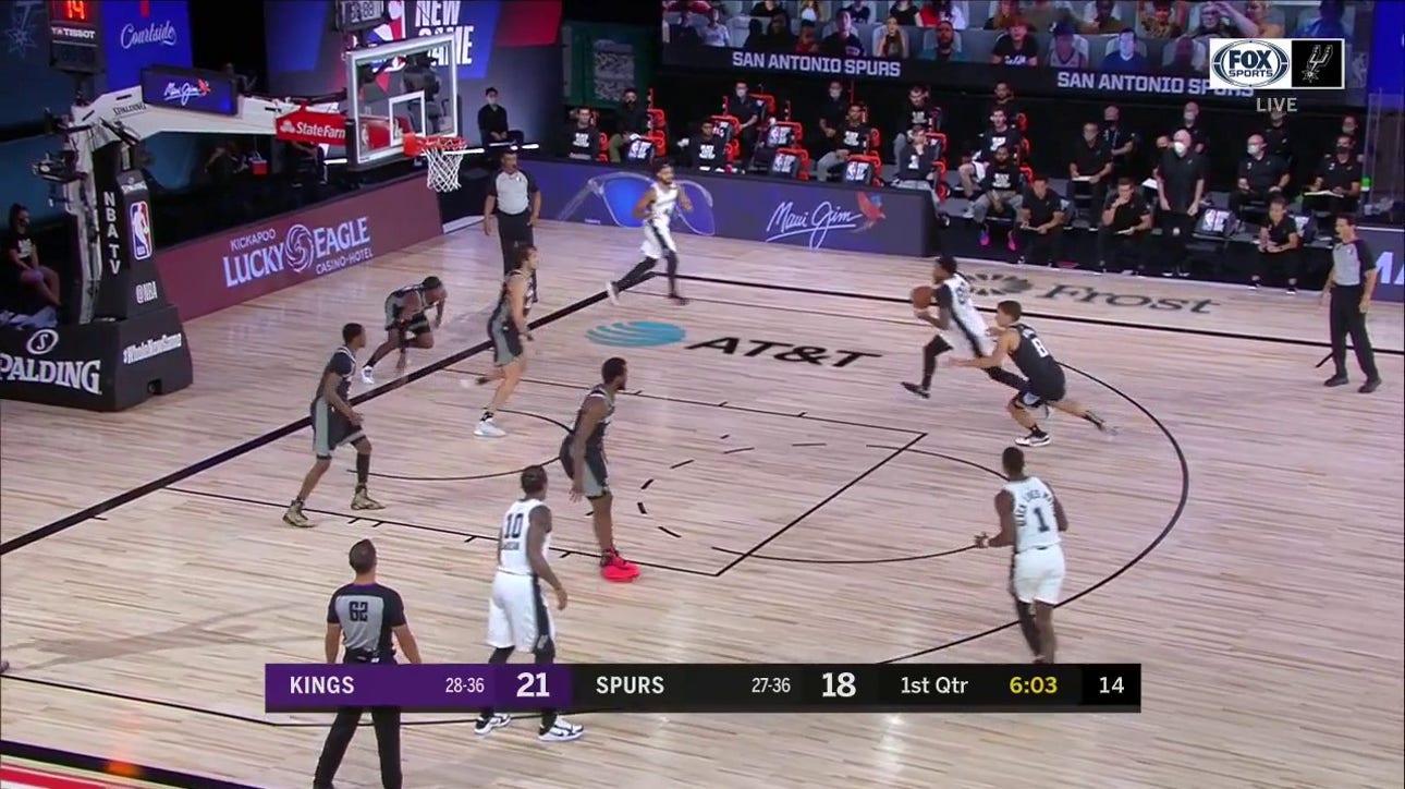 WATCH: Rudy Gay with the Nice Move to the Basket