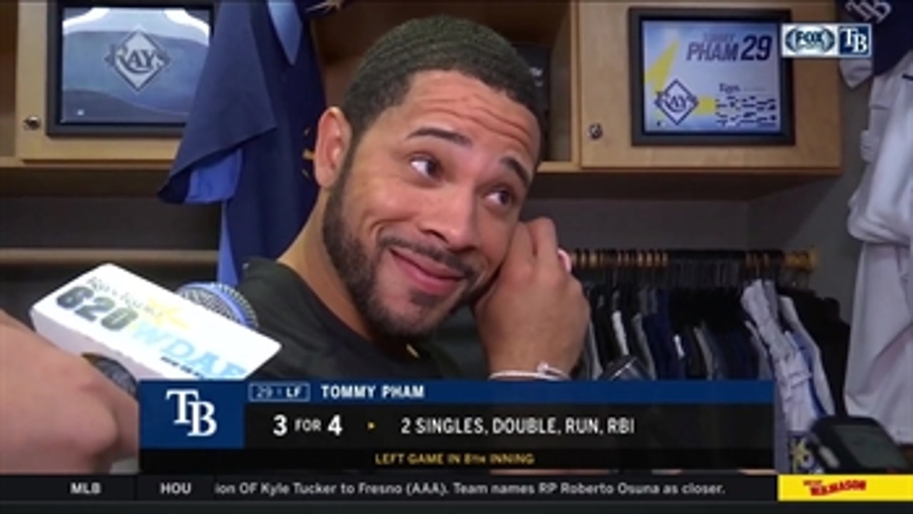 Tommy Pham on his hand injury and discusses having success at bat