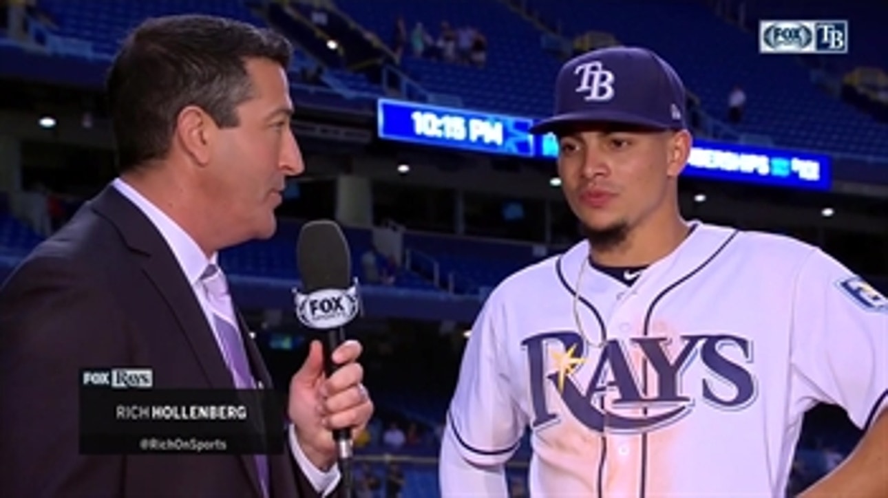 Willy Adames credits his recent success to "putting in the extra work"