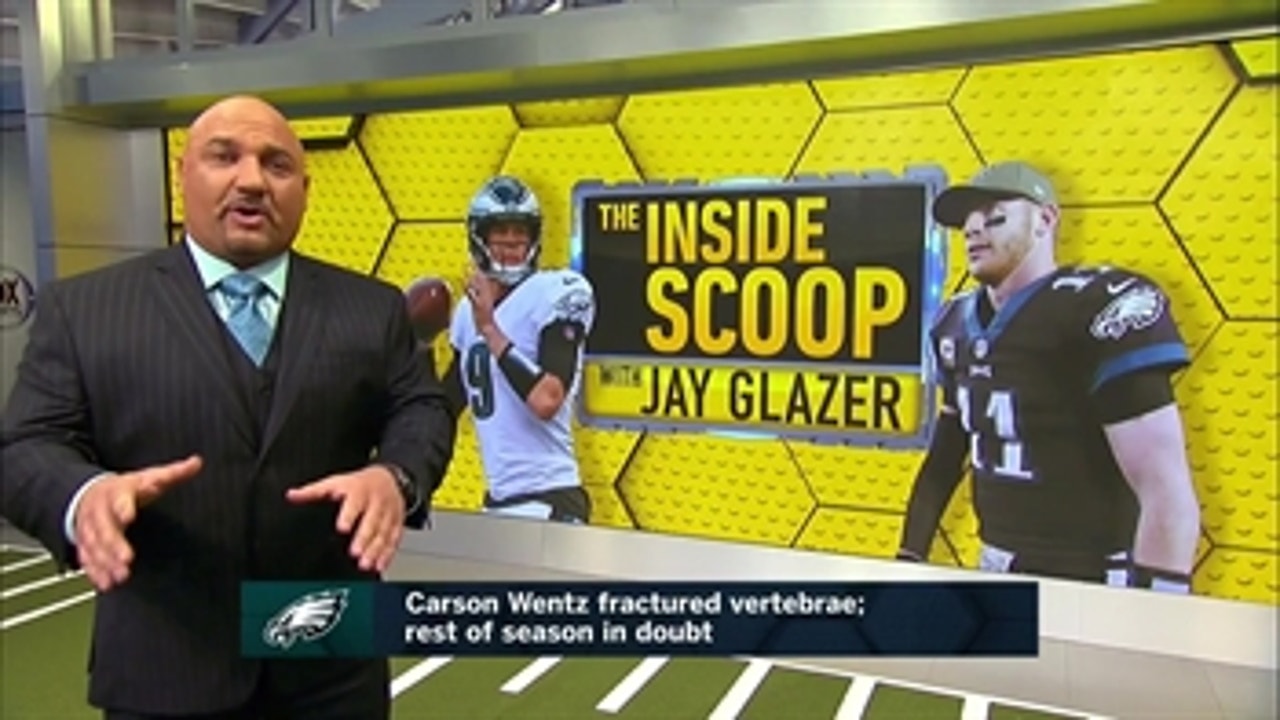 The latest on Carson Wentz's fractured vertebrae and whether he'll miss the rest of the season