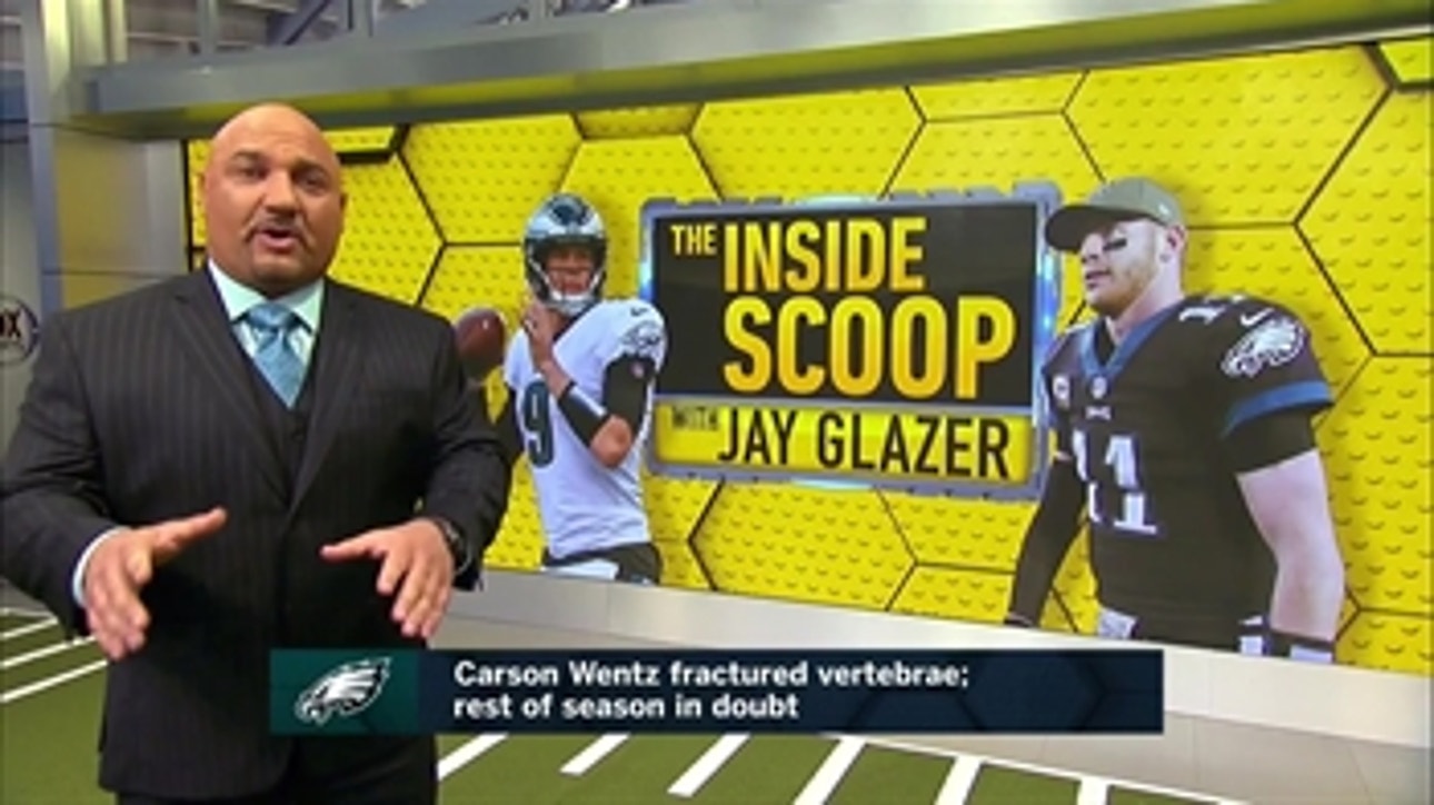 The latest on Carson Wentz's fractured vertebrae and whether he'll miss the rest of the season