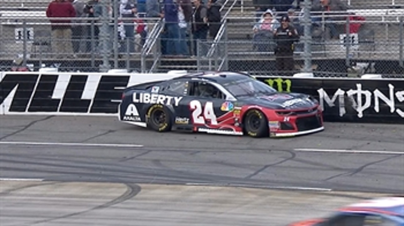 William Byron slams into the outside wall | 2018 MARTINSVILLE