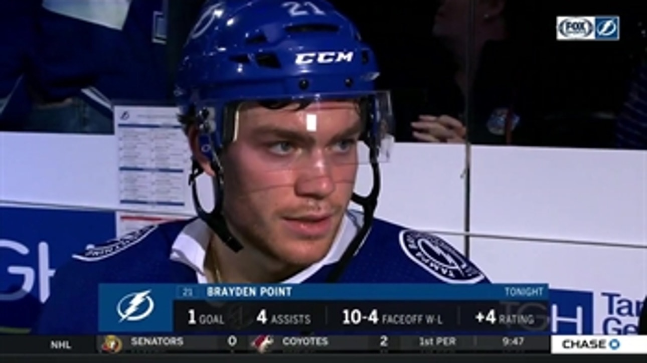 Brayden Point on career high 5-point game