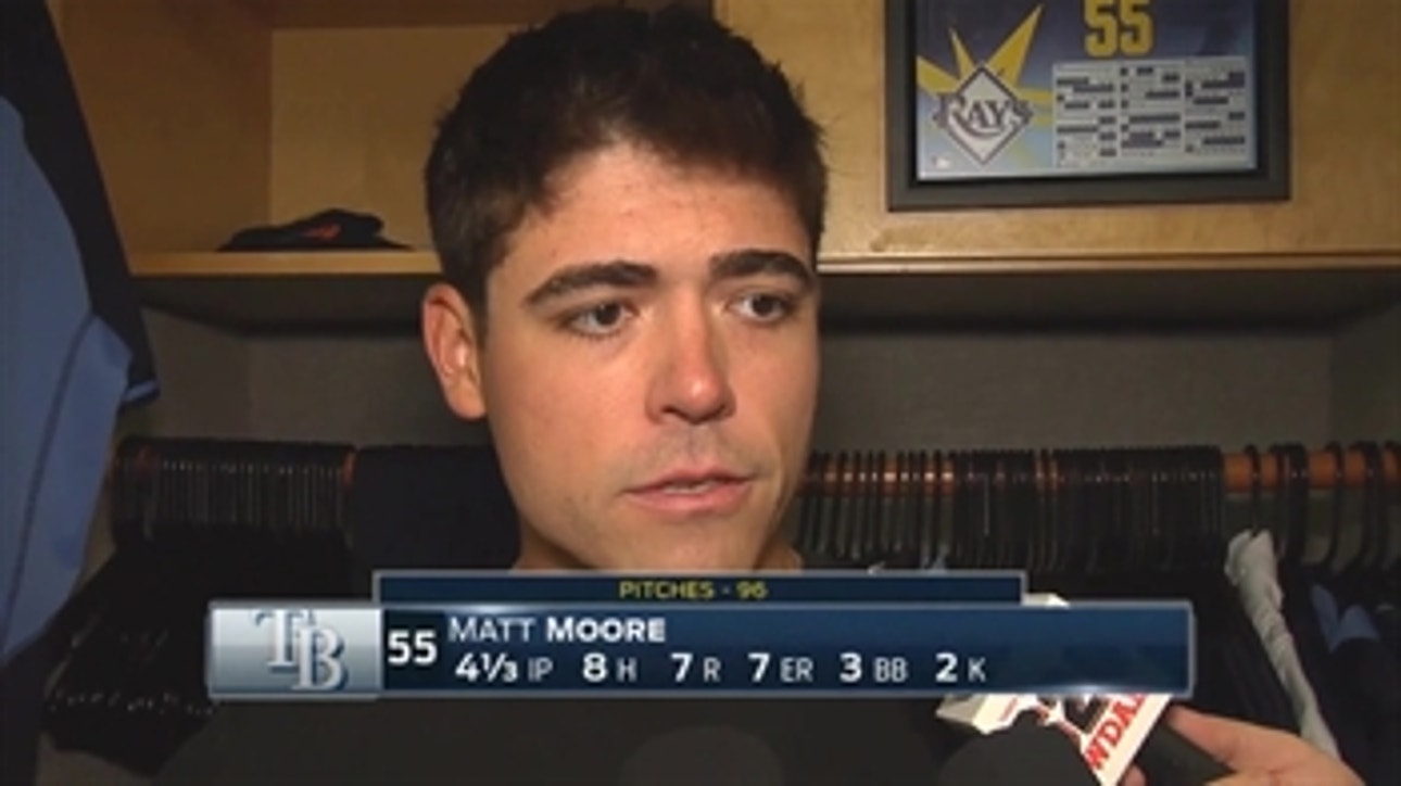 Matt Moore: I did a poor job of keeping us in the game