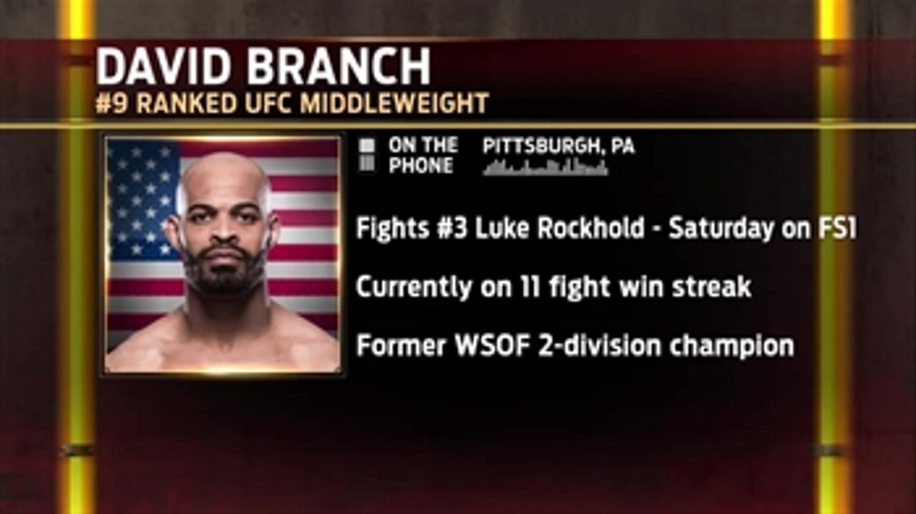 David Branch's plan for Luke Rockhold  is to 'Finish this man, for sure.'