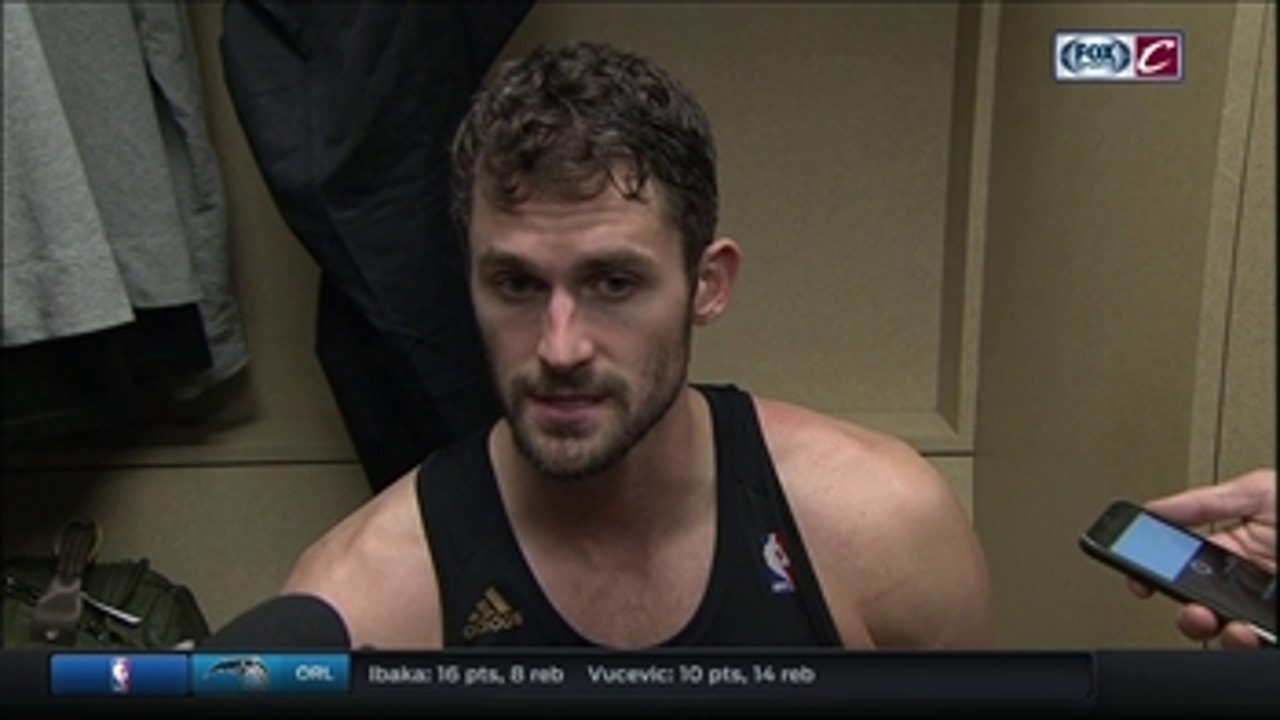 Kevin Love happy with Cavs performance despite no Lebron or J.R.