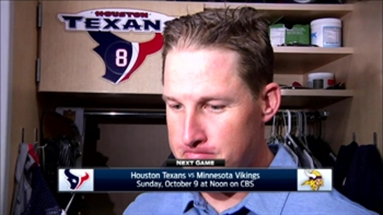 Nick Novak on Texans win against Tennessee