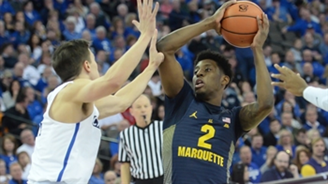 Marquette overcomes double-digit deficit in crucial win over Creighton