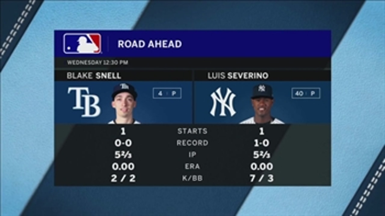 Blake Snell takes the mound for Rays in finale against Yankees