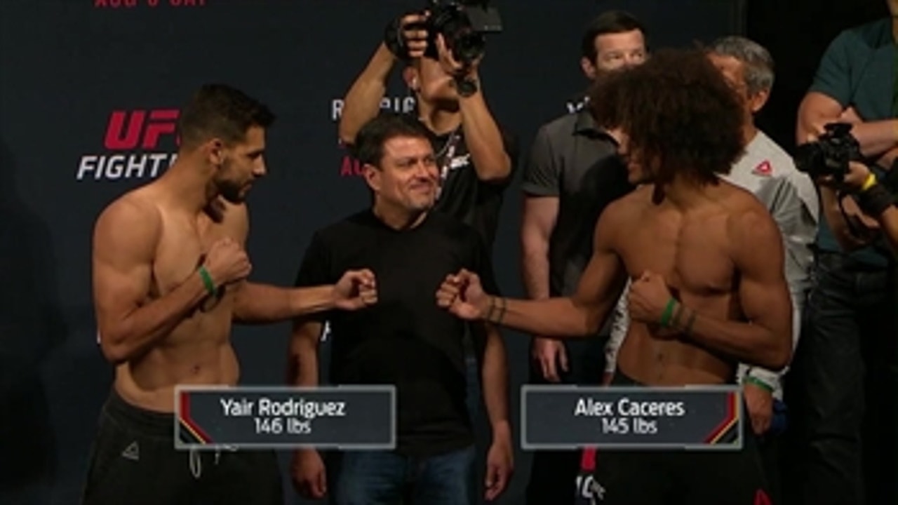 UFC Fight Night Weigh-In: Yair Rodriguez vs. Alex Caceres