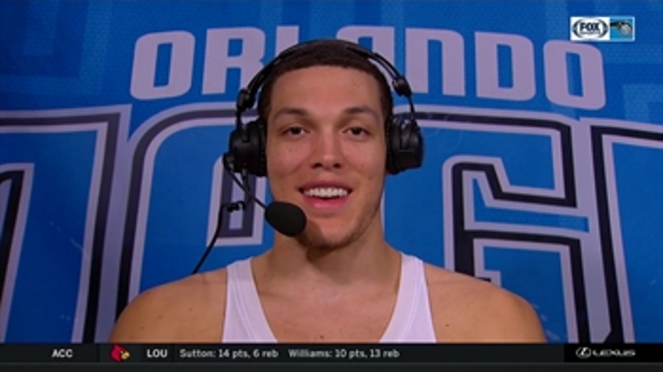 Aaron Gordon recaps his standout performance against Cavaliers