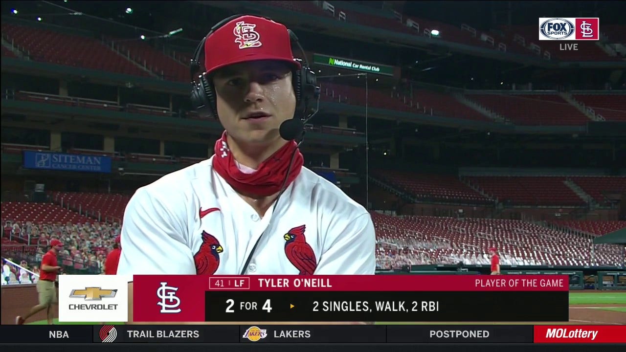 Tyler O'Neill: 'We never gave in' in comeback win over Royals