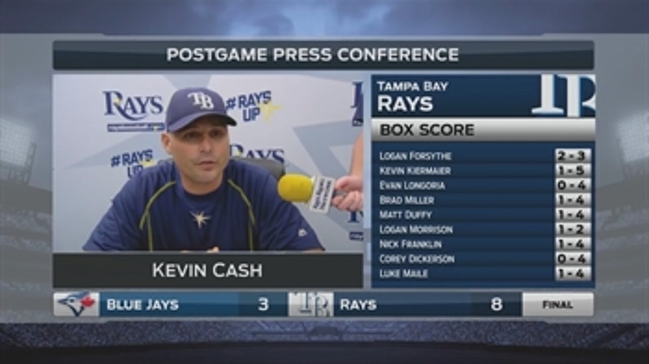Kevin Cash impressed with Alex Cobb's first start of the season