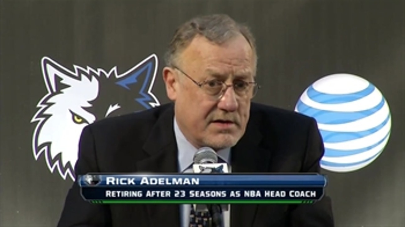 Wolves head coach RIck Adelman announces retirement