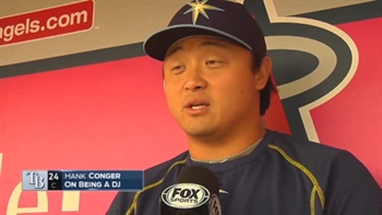 DJ Conger? Rays catcher discusses his skills at the turntables