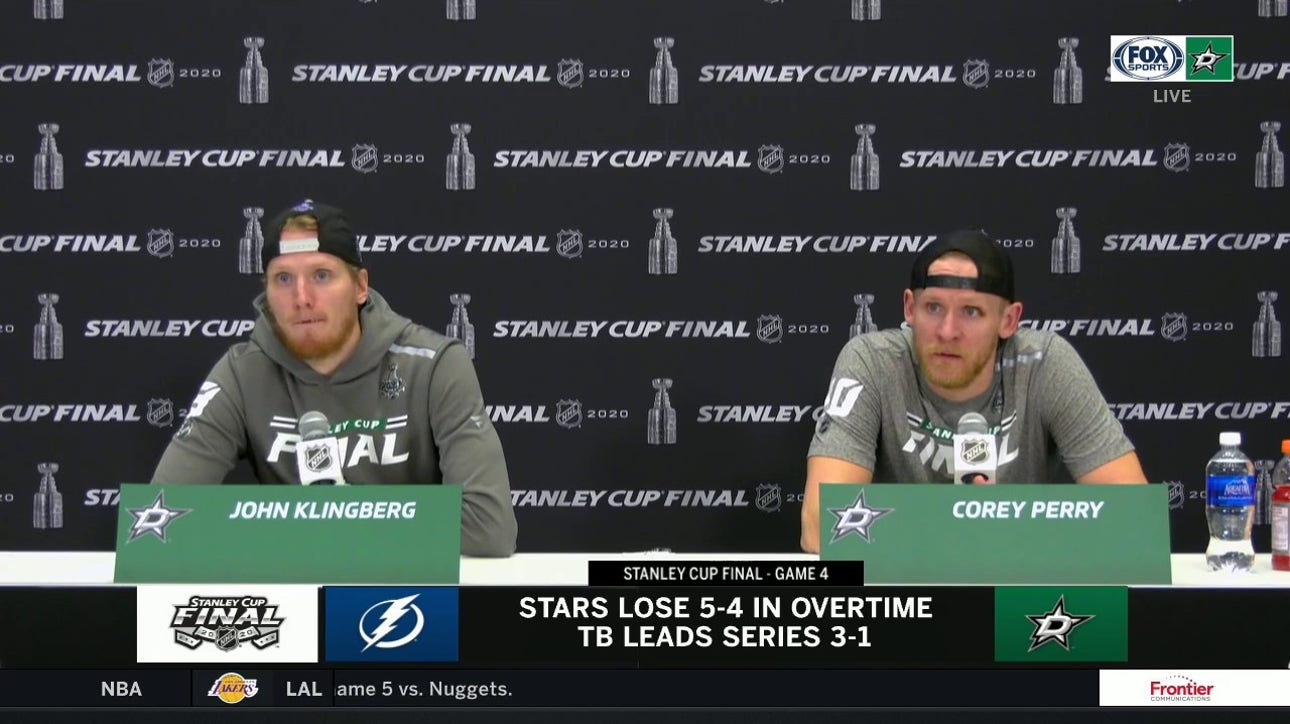 John Klingberg and Corey Perry Talk Game 4 Loss