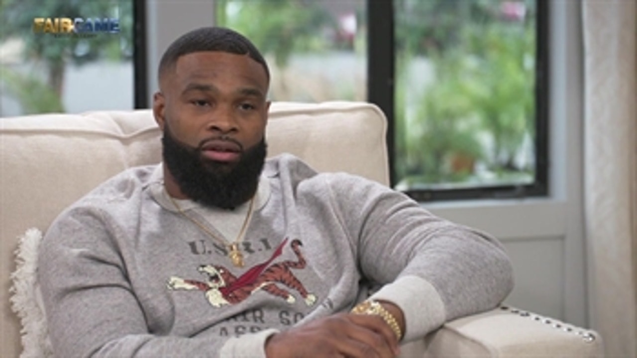 Tyron Woodley: "I was going to save this for the press conference, but..."