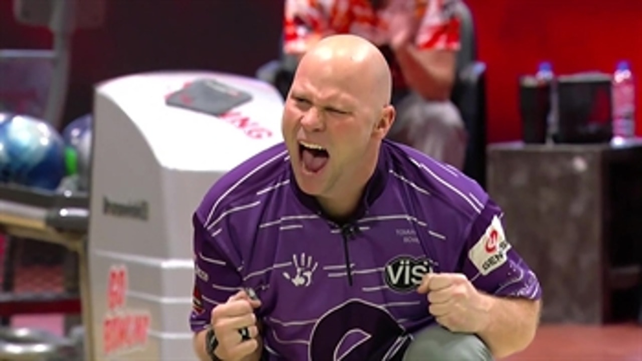 Tommy Jones bowls a perfect game to win the PBA Hall of Fame Classic