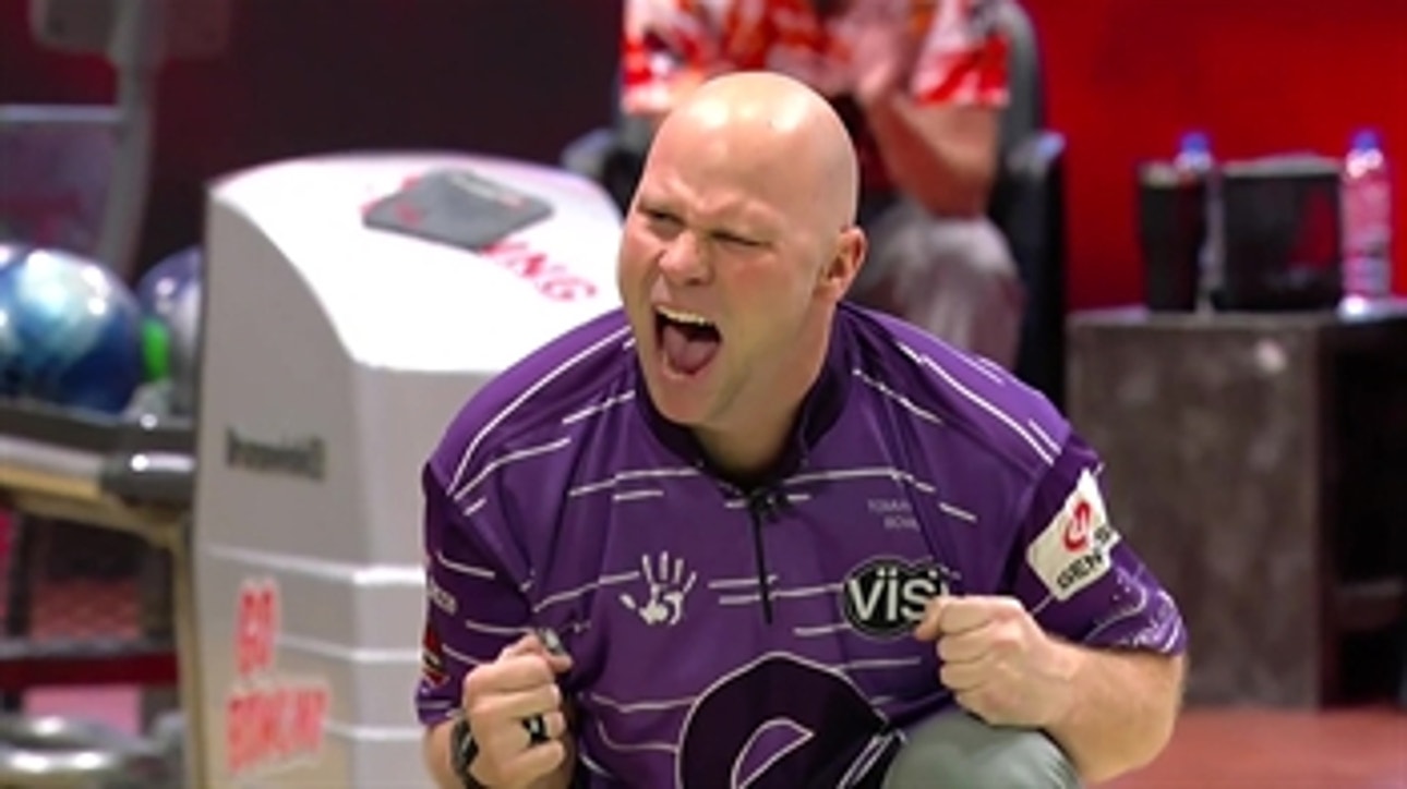 Tommy Jones bowls a perfect game to win the PBA Hall of Fame Classic