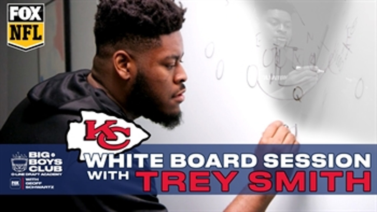 THE BIG BOYS CLUB: RAW White Board Session with Kansas City Chief - Trey Smith ' FOX NFL