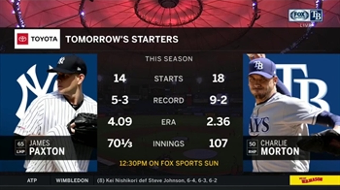 Rays turn to All-Star Charlie Morton in Game 4, looking for series split with Yankees