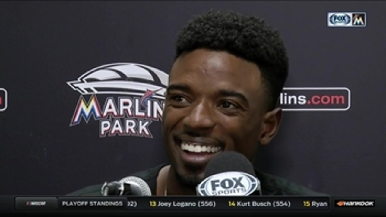 Dee Gordon likes seeing Stanton have a smile on his face