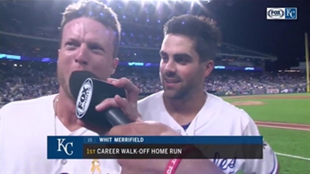 Phillips on Merrifield's walk-off homer: "That was amazing'