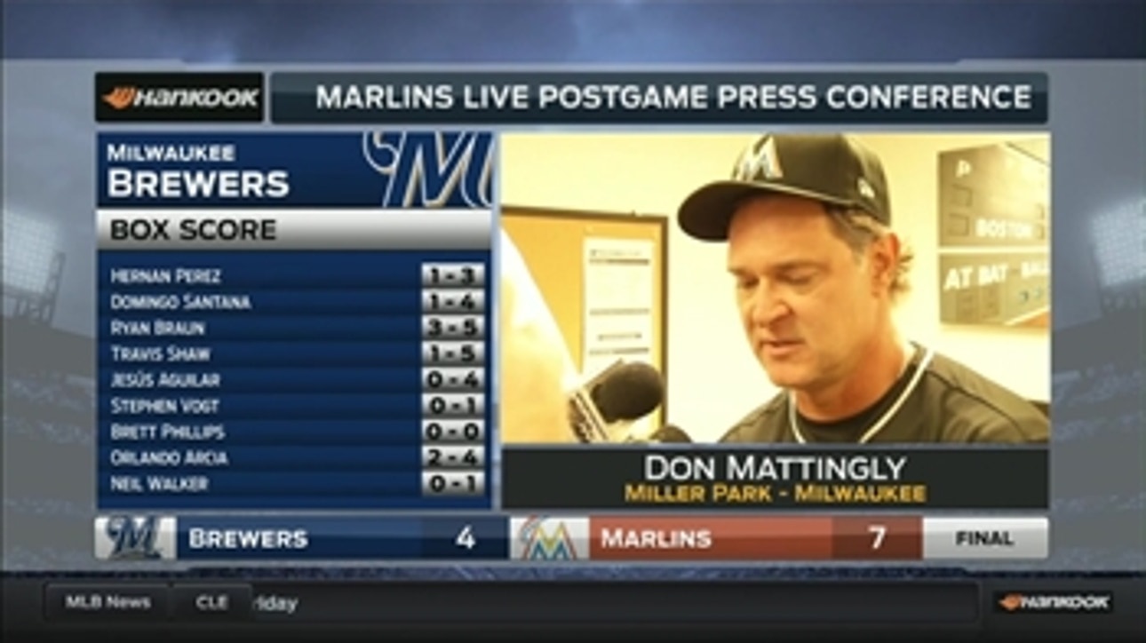 Don Mattingly says Adam Conley set the tone for the Marlins