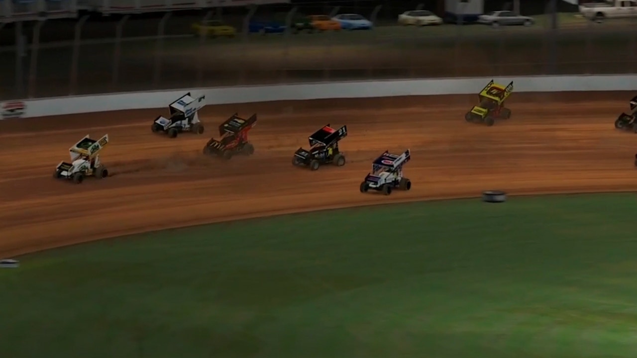 HIGHLIGHTS: World of Outlaws at Virtual Charlotte Dirt Track
