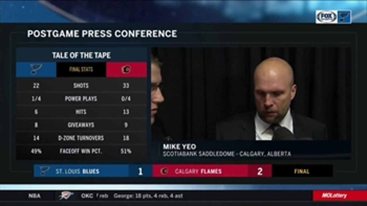 Yeo: 'We're not going to win hockey games until we get on the right track'