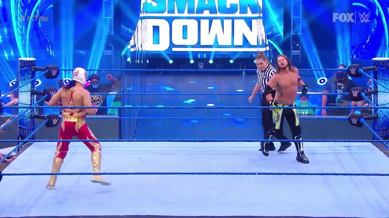 AJ Styles defends the Intercontinental Title against Gran Metalik ' WWE on FOX