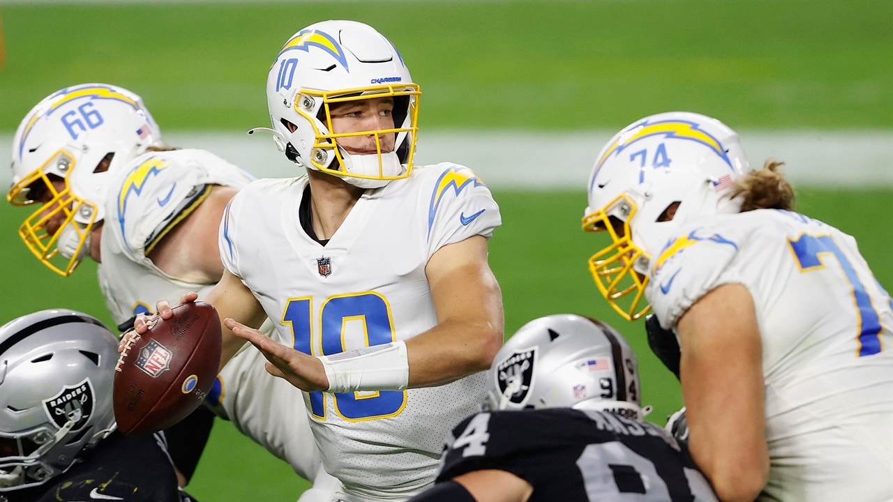 Shannon Sharpe: Justin Herbert proved he's rookie of the year in win over Raiders ' UNDISPUTED