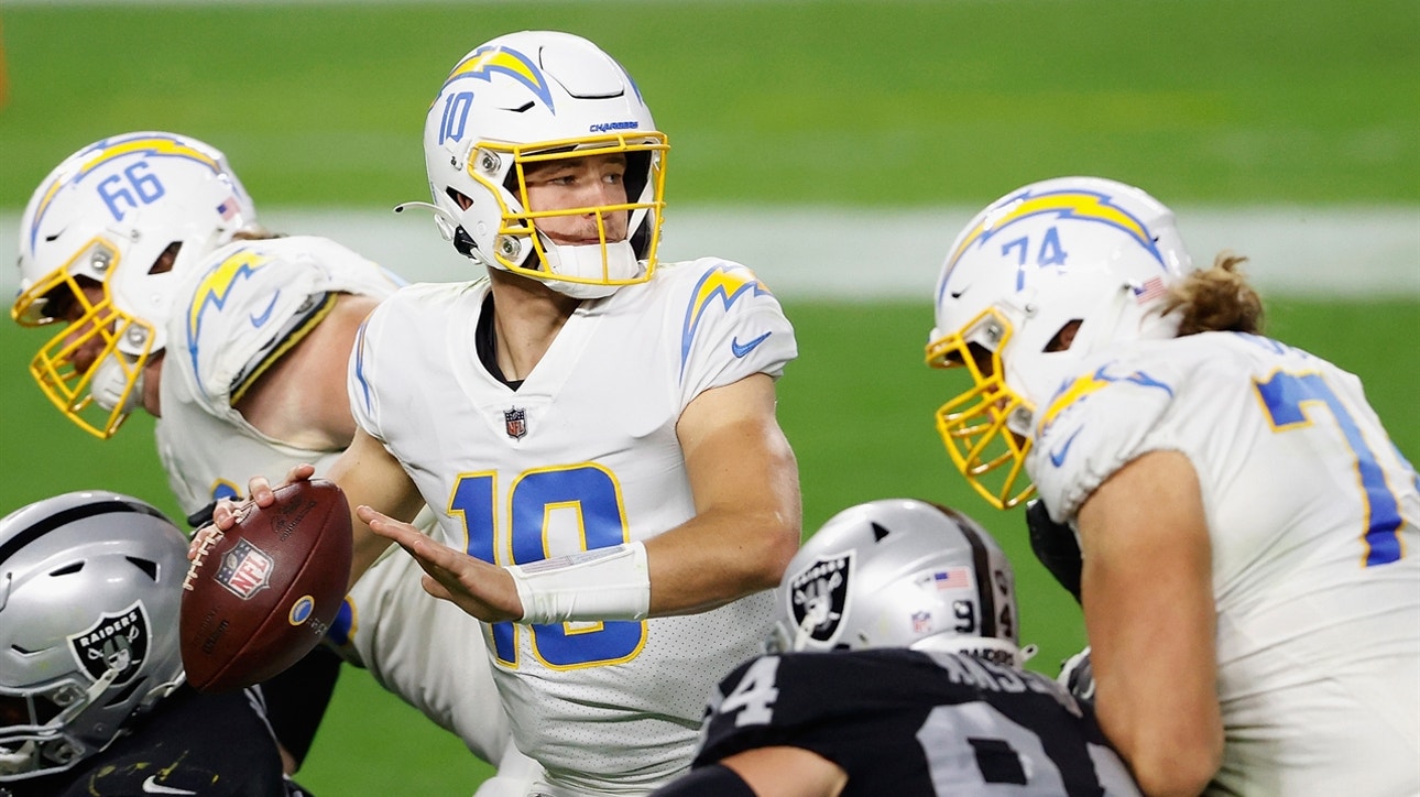 Shannon Sharpe: Justin Herbert proved he's rookie of the year in win over Raiders ' UNDISPUTED