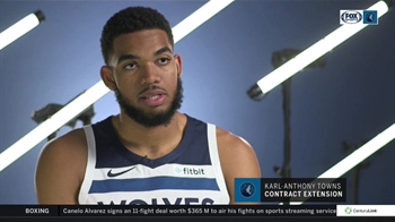 KAT on new contract, promise to Wolves fans