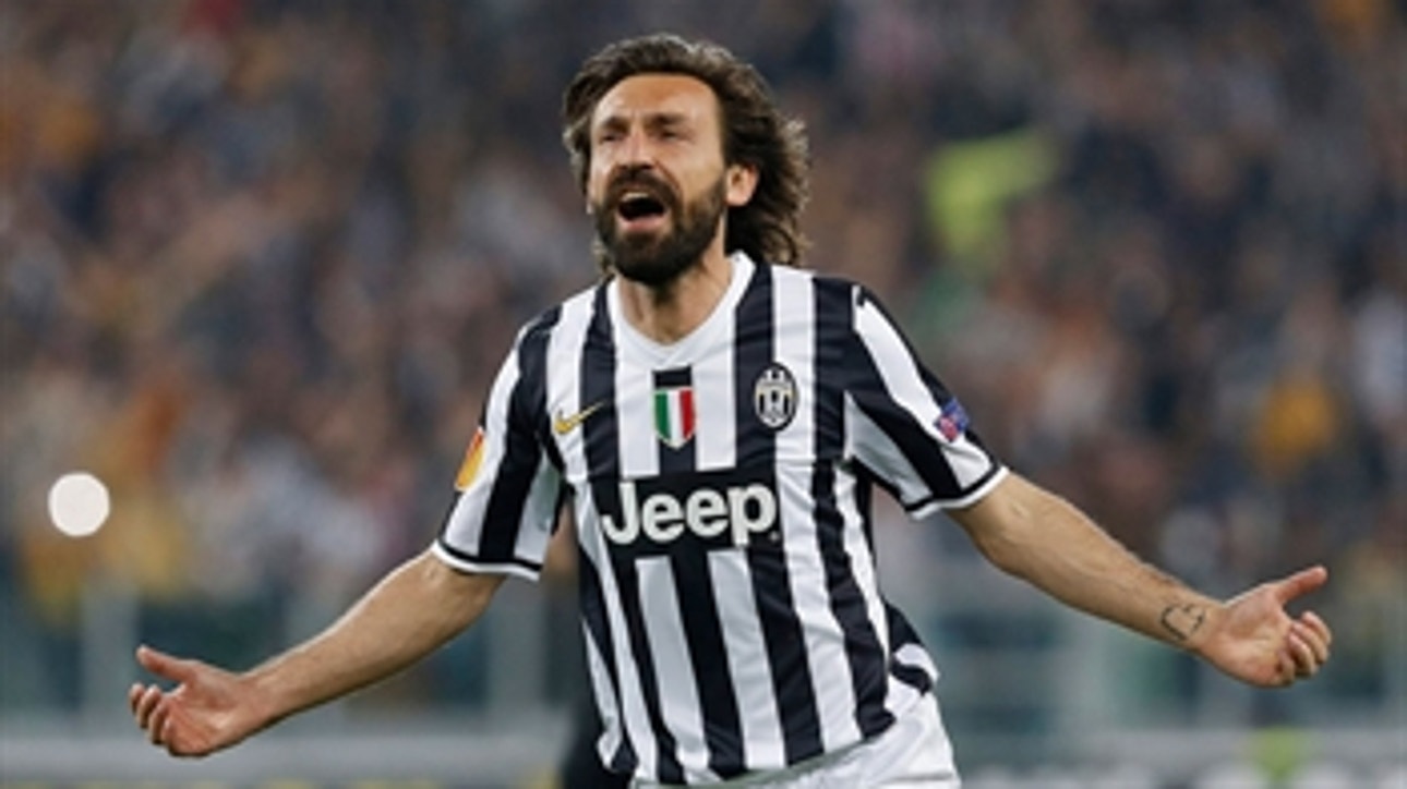 Pirlo curls one in against Lyon