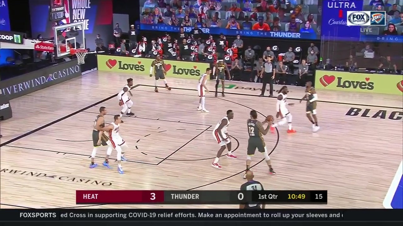 HIGHLIGHTS: Steven Adams huge dunk over Heat