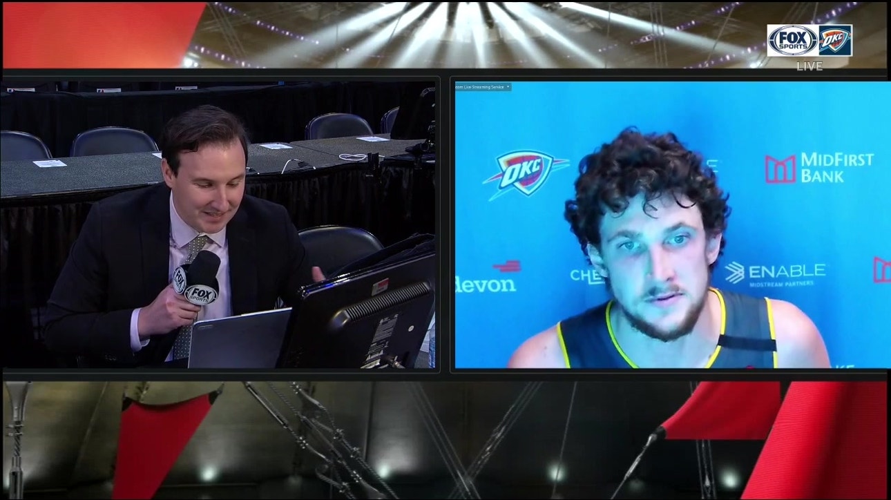 Mike Muscala on hitting game-winning three | Thunder Live