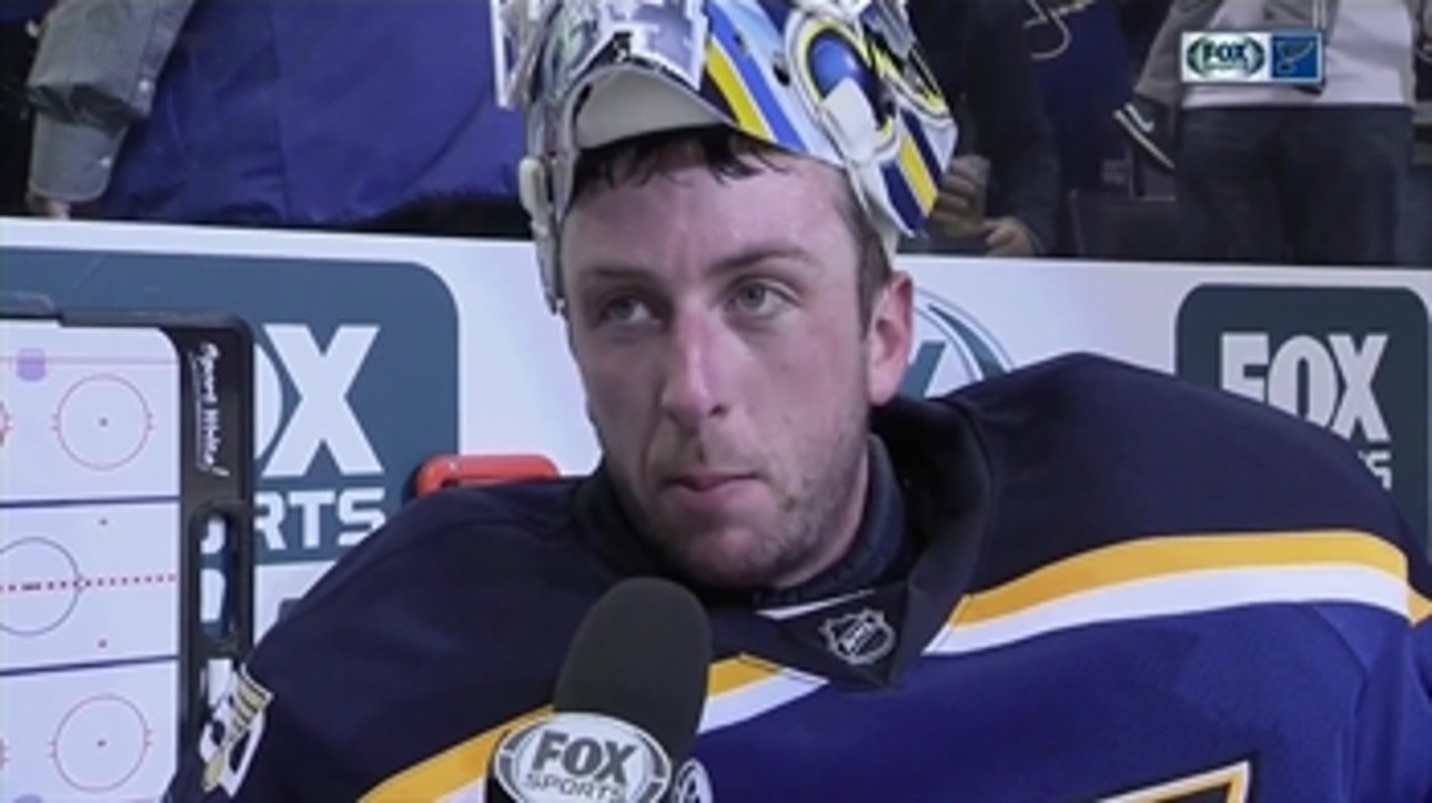 Allen after Blues' win: 'The guys played great the last two games'