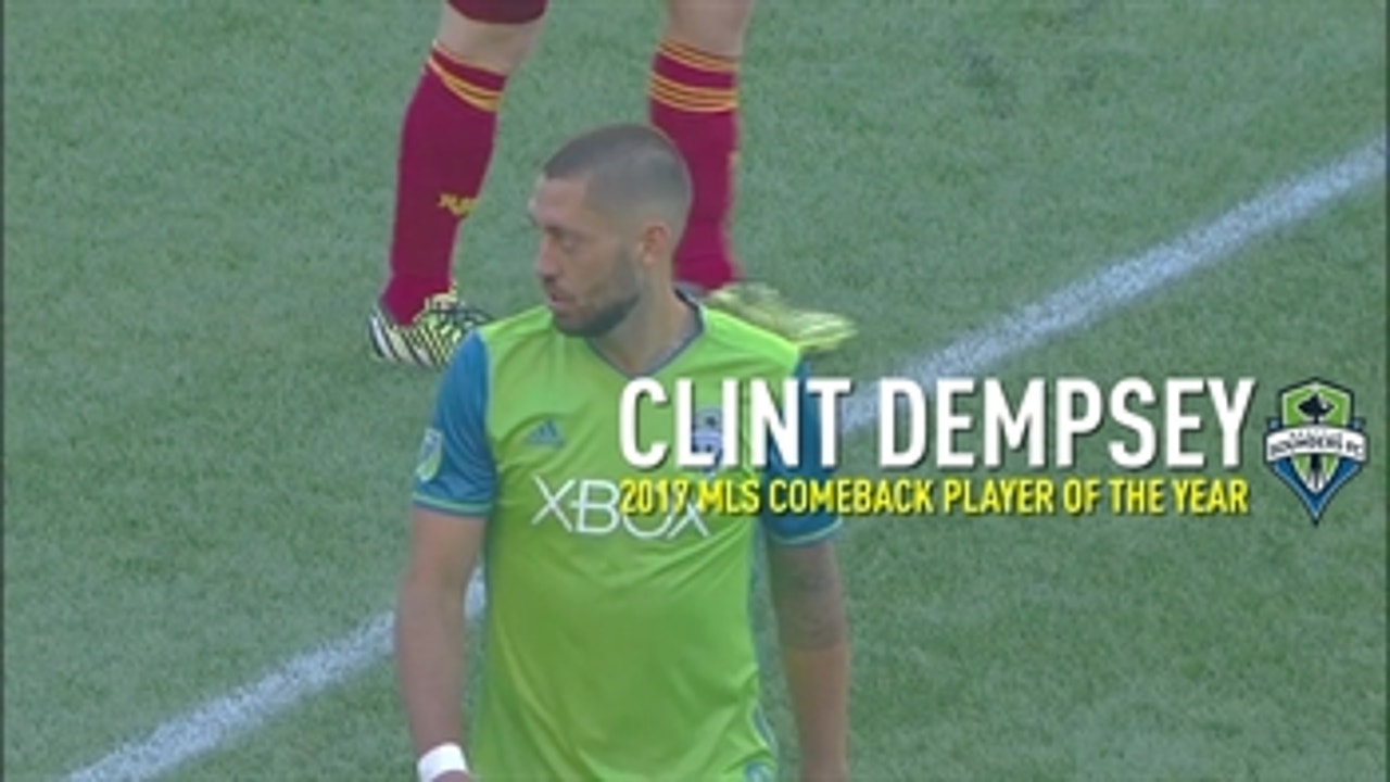 Clint Dempsey wins 2017 MLS Comeback Player of the Year