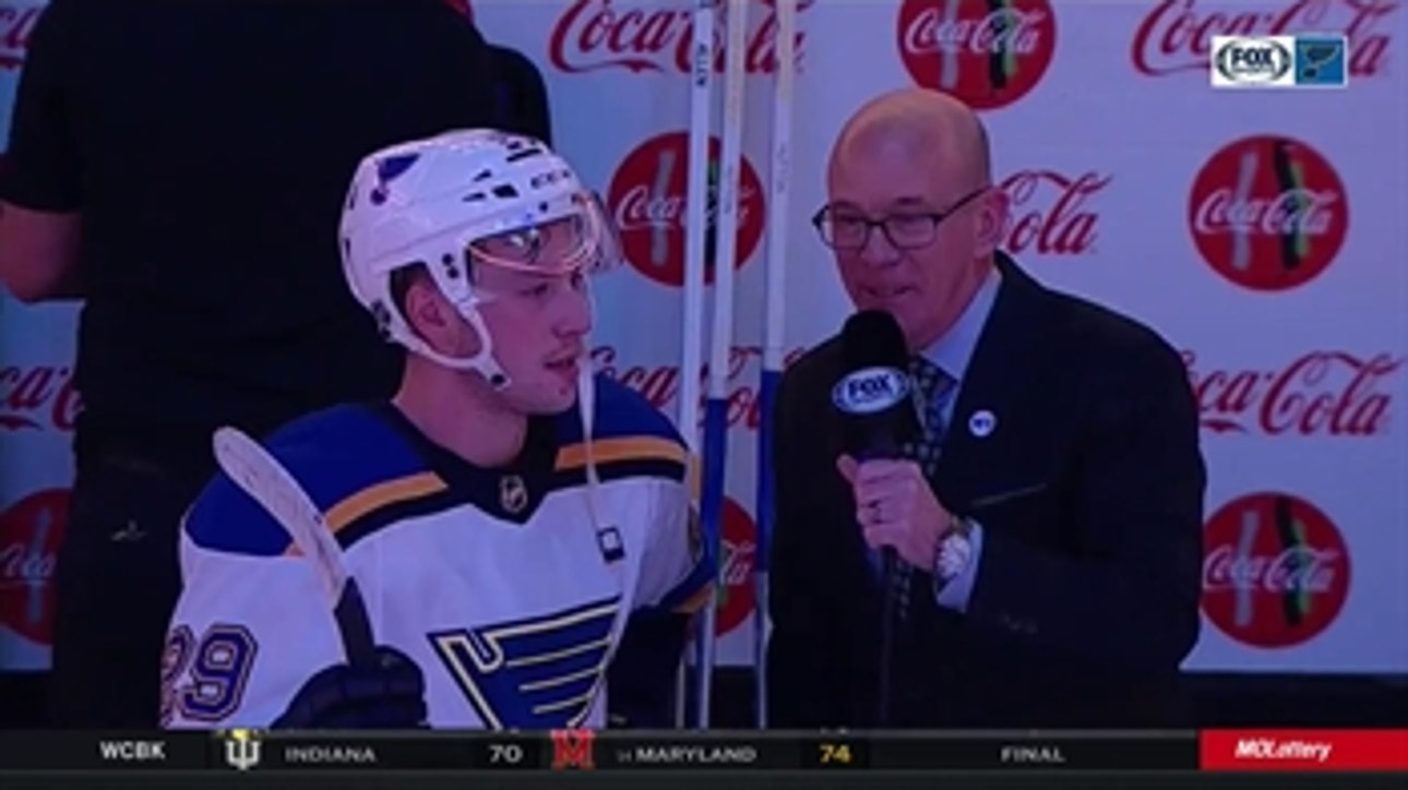 Vince Dunn on scoring game-winner for Blues: 'A lot of emotions tonight'