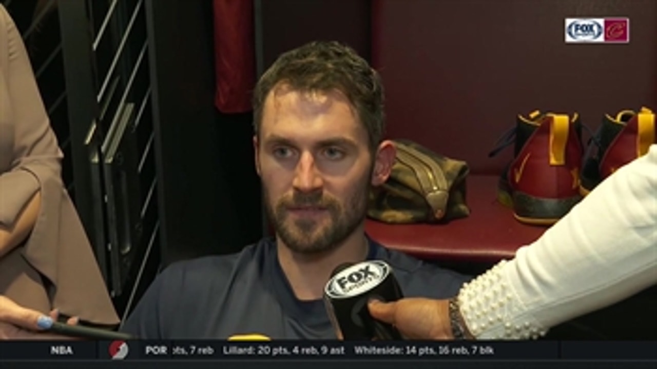 Kevin Love on what the Cavs can do better in late-game execution