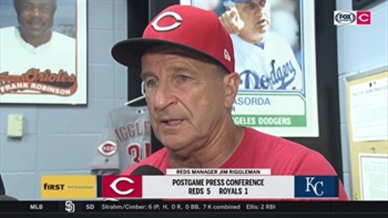 Jim Riggleman saw some old-fashioned baseball in Reds' win over Royals