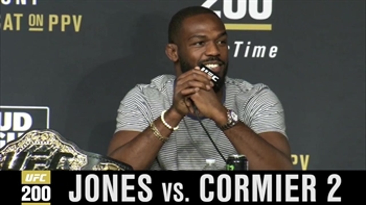 Jon Jones had some tough talk for Daniel Cormier at the UFC 200 press conference