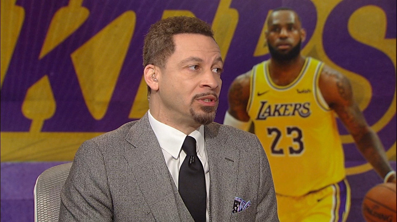 Chris Broussard: LeBron was 'fantastic' in the Lakers' win over Rockets ' NBA ' FIRST THINGS FIRST