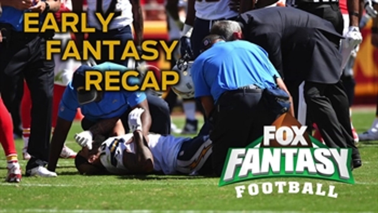 Fantasy Best and Worst: Week 1 Early Kickoffs